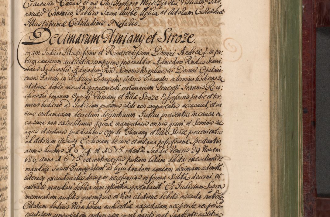Zdjęcie nr 638 dla obiektu archiwalnego: Acta actorum episcopalium R. D. Andreae Trzebicki, episcopi Cracoviensis et ducis Severiae a die 29 Maii 1676 ad 1678 inclusive. Volumen VII