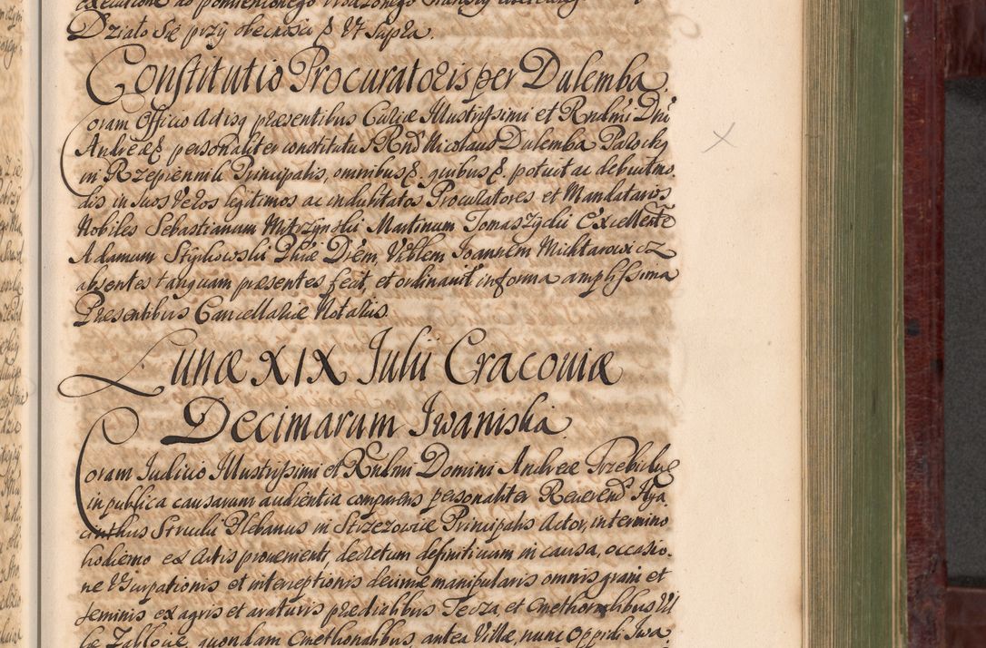 Zdjęcie nr 628 dla obiektu archiwalnego: Acta actorum episcopalium R. D. Andreae Trzebicki, episcopi Cracoviensis et ducis Severiae a die 29 Maii 1676 ad 1678 inclusive. Volumen VII