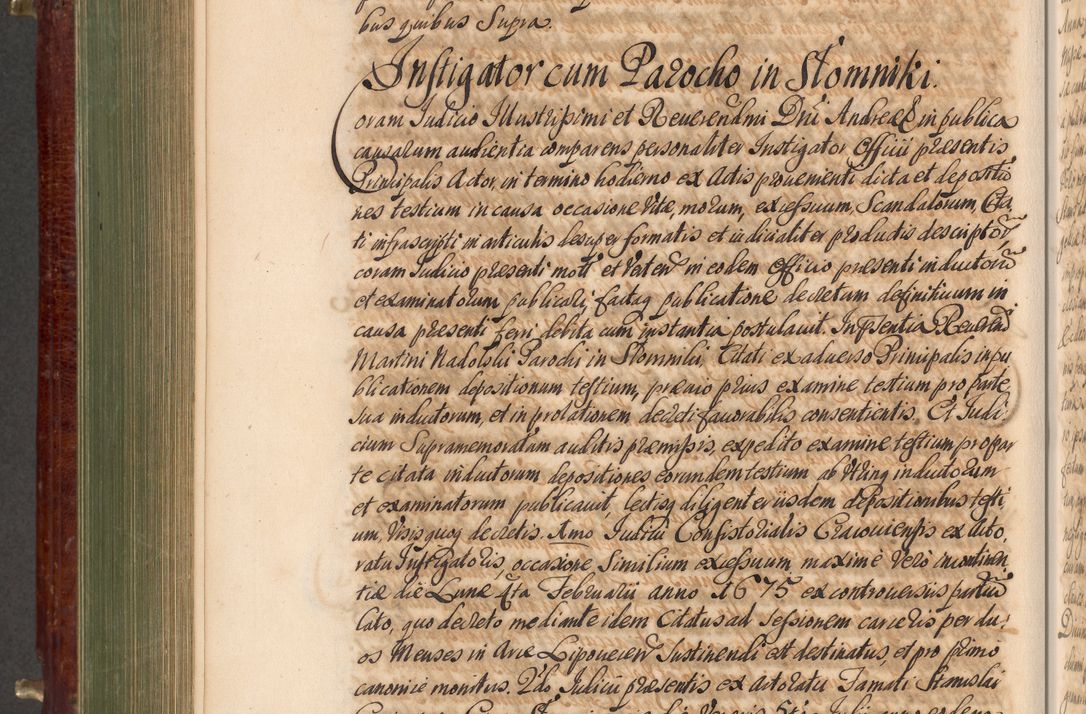 Zdjęcie nr 619 dla obiektu archiwalnego: Acta actorum episcopalium R. D. Andreae Trzebicki, episcopi Cracoviensis et ducis Severiae a die 29 Maii 1676 ad 1678 inclusive. Volumen VII