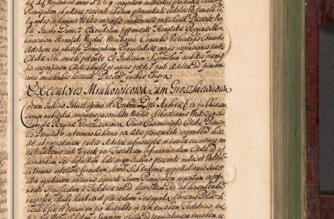 Zdjęcie nr 618 dla obiektu archiwalnego: Acta actorum episcopalium R. D. Andreae Trzebicki, episcopi Cracoviensis et ducis Severiae a die 29 Maii 1676 ad 1678 inclusive. Volumen VII