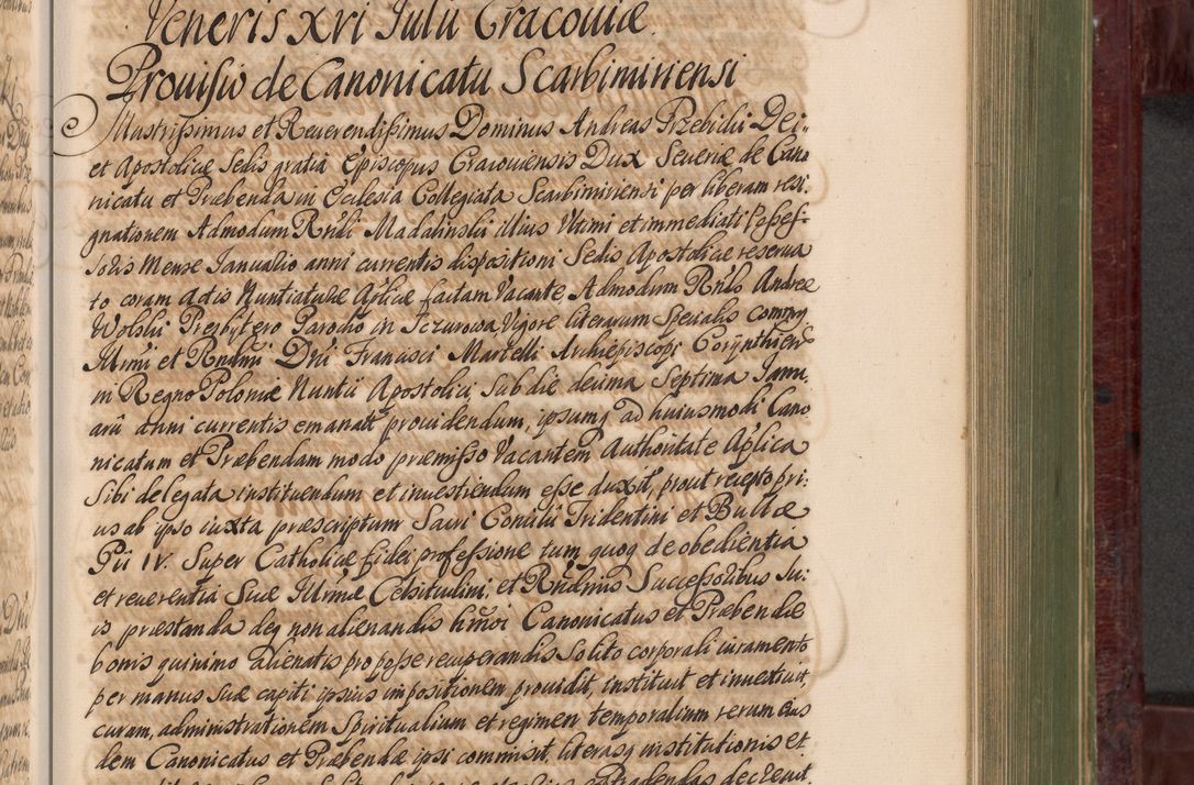 Zdjęcie nr 614 dla obiektu archiwalnego: Acta actorum episcopalium R. D. Andreae Trzebicki, episcopi Cracoviensis et ducis Severiae a die 29 Maii 1676 ad 1678 inclusive. Volumen VII