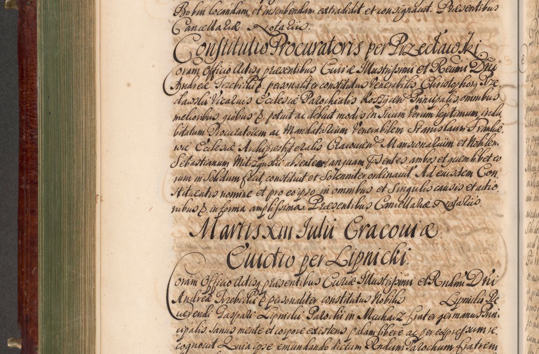Zdjęcie nr 613 dla obiektu archiwalnego: Acta actorum episcopalium R. D. Andreae Trzebicki, episcopi Cracoviensis et ducis Severiae a die 29 Maii 1676 ad 1678 inclusive. Volumen VII