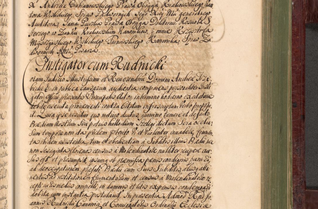 Zdjęcie nr 806 dla obiektu archiwalnego: Acta actorum episcopalium R. D. Andreae Trzebicki, episcopi Cracoviensis et ducis Severiae a die 29 Maii 1676 ad 1678 inclusive. Volumen VII