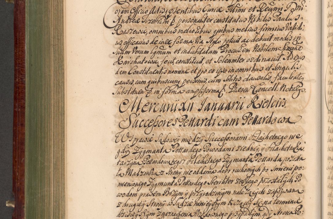 Zdjęcie nr 805 dla obiektu archiwalnego: Acta actorum episcopalium R. D. Andreae Trzebicki, episcopi Cracoviensis et ducis Severiae a die 29 Maii 1676 ad 1678 inclusive. Volumen VII