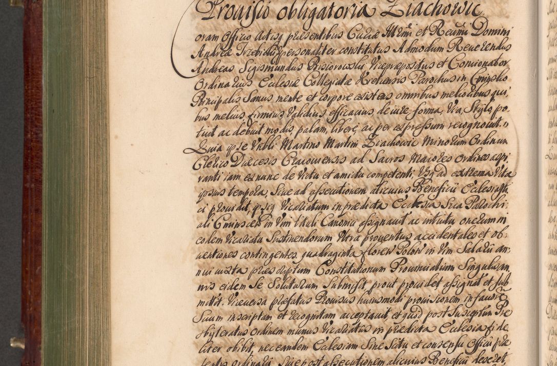 Zdjęcie nr 807 dla obiektu archiwalnego: Acta actorum episcopalium R. D. Andreae Trzebicki, episcopi Cracoviensis et ducis Severiae a die 29 Maii 1676 ad 1678 inclusive. Volumen VII