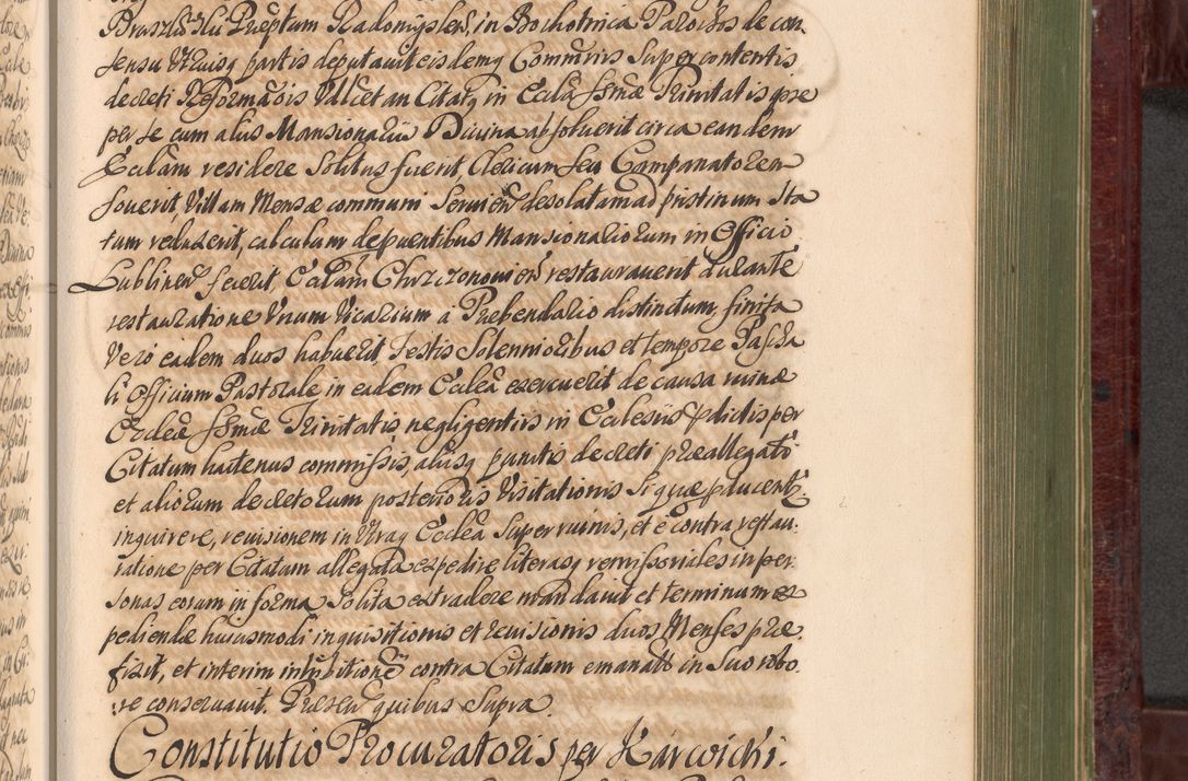 Zdjęcie nr 804 dla obiektu archiwalnego: Acta actorum episcopalium R. D. Andreae Trzebicki, episcopi Cracoviensis et ducis Severiae a die 29 Maii 1676 ad 1678 inclusive. Volumen VII