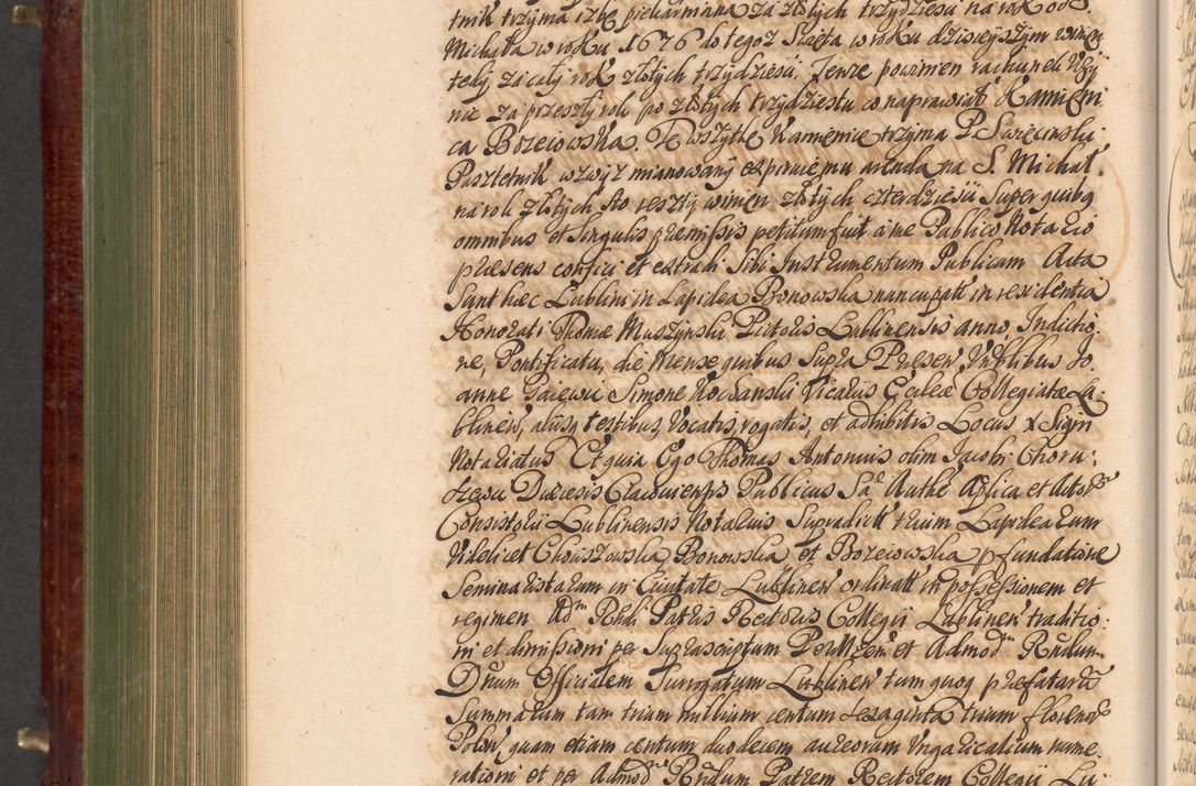 Zdjęcie nr 997 dla obiektu archiwalnego: Acta actorum episcopalium R. D. Andreae Trzebicki, episcopi Cracoviensis et ducis Severiae a die 29 Maii 1676 ad 1678 inclusive. Volumen VII