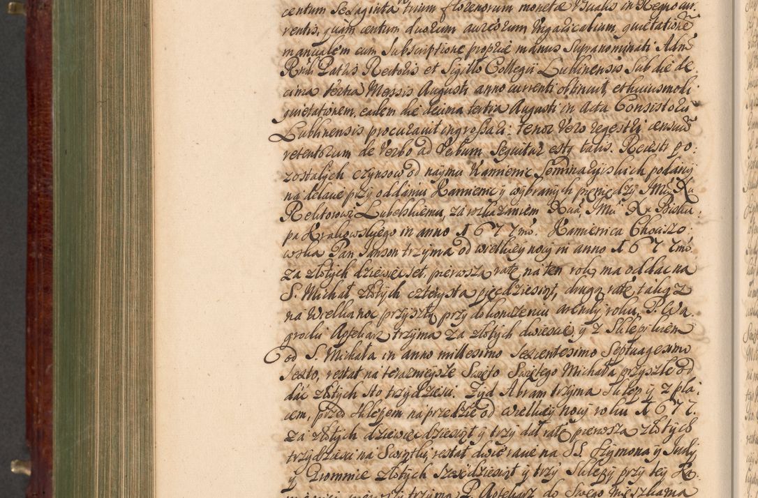 Zdjęcie nr 995 dla obiektu archiwalnego: Acta actorum episcopalium R. D. Andreae Trzebicki, episcopi Cracoviensis et ducis Severiae a die 29 Maii 1676 ad 1678 inclusive. Volumen VII
