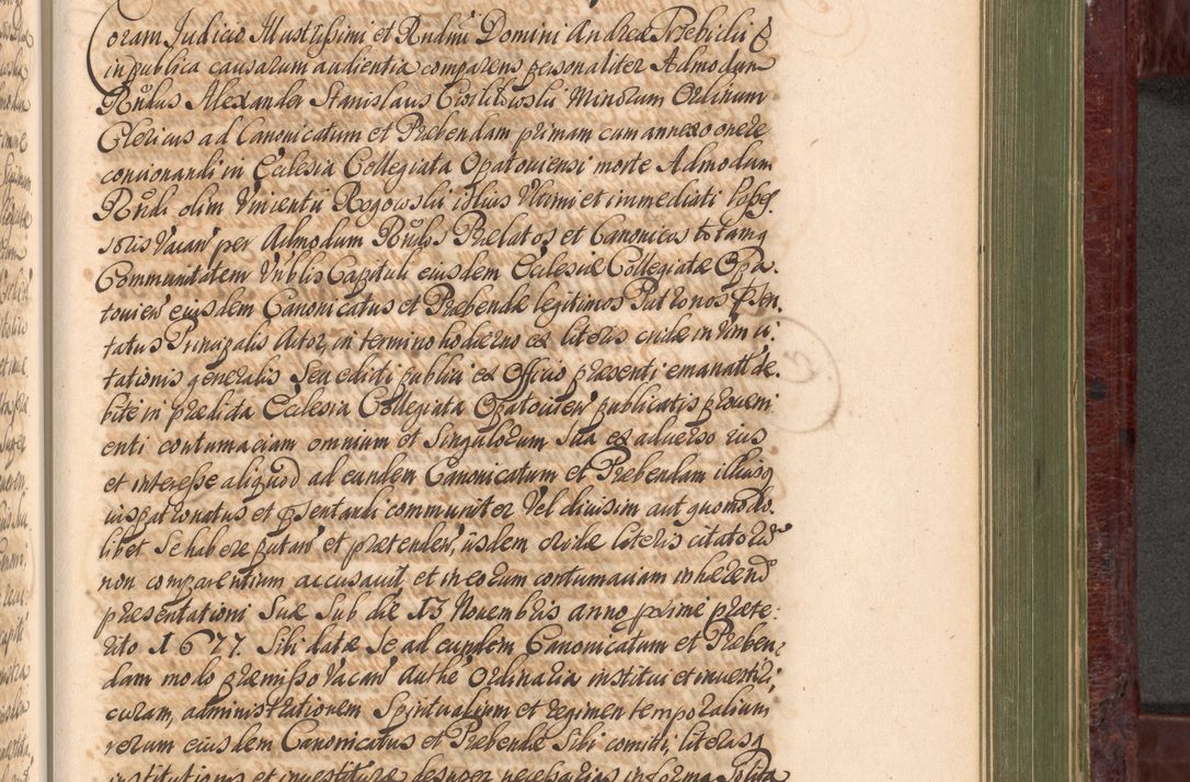 Zdjęcie nr 990 dla obiektu archiwalnego: Acta actorum episcopalium R. D. Andreae Trzebicki, episcopi Cracoviensis et ducis Severiae a die 29 Maii 1676 ad 1678 inclusive. Volumen VII