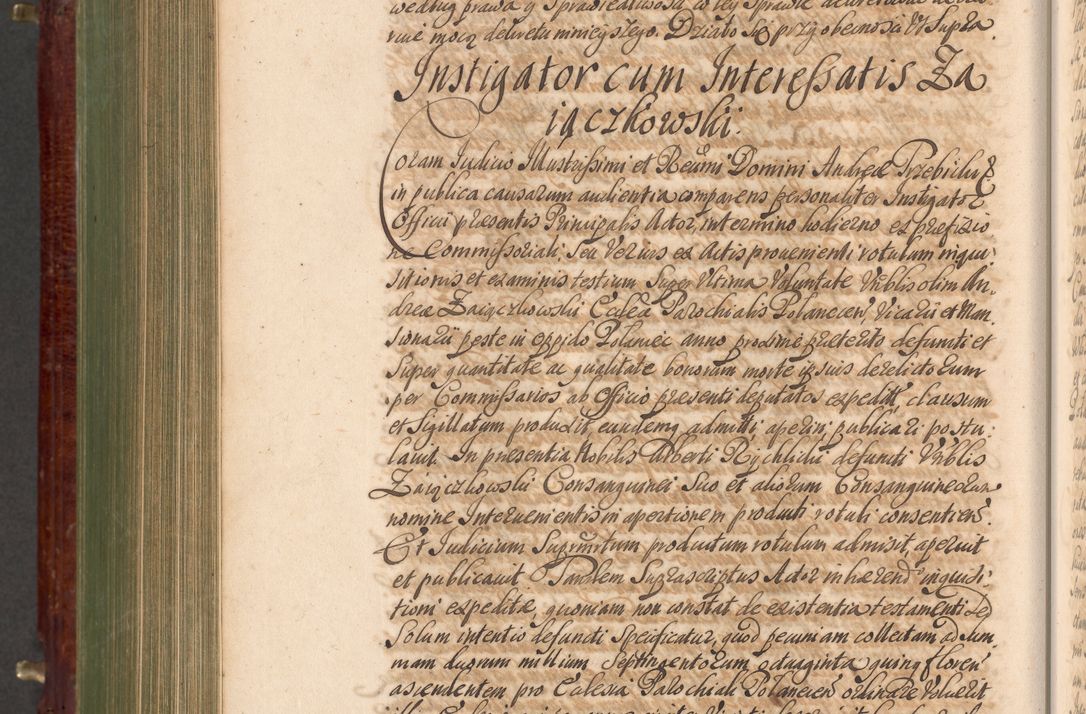Zdjęcie nr 985 dla obiektu archiwalnego: Acta actorum episcopalium R. D. Andreae Trzebicki, episcopi Cracoviensis et ducis Severiae a die 29 Maii 1676 ad 1678 inclusive. Volumen VII
