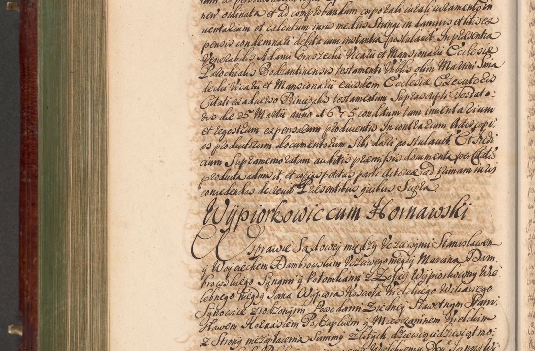 Zdjęcie nr 983 dla obiektu archiwalnego: Acta actorum episcopalium R. D. Andreae Trzebicki, episcopi Cracoviensis et ducis Severiae a die 29 Maii 1676 ad 1678 inclusive. Volumen VII