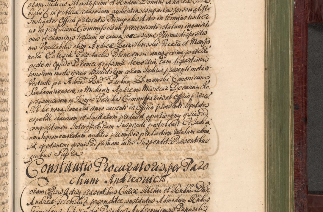 Zdjęcie nr 980 dla obiektu archiwalnego: Acta actorum episcopalium R. D. Andreae Trzebicki, episcopi Cracoviensis et ducis Severiae a die 29 Maii 1676 ad 1678 inclusive. Volumen VII
