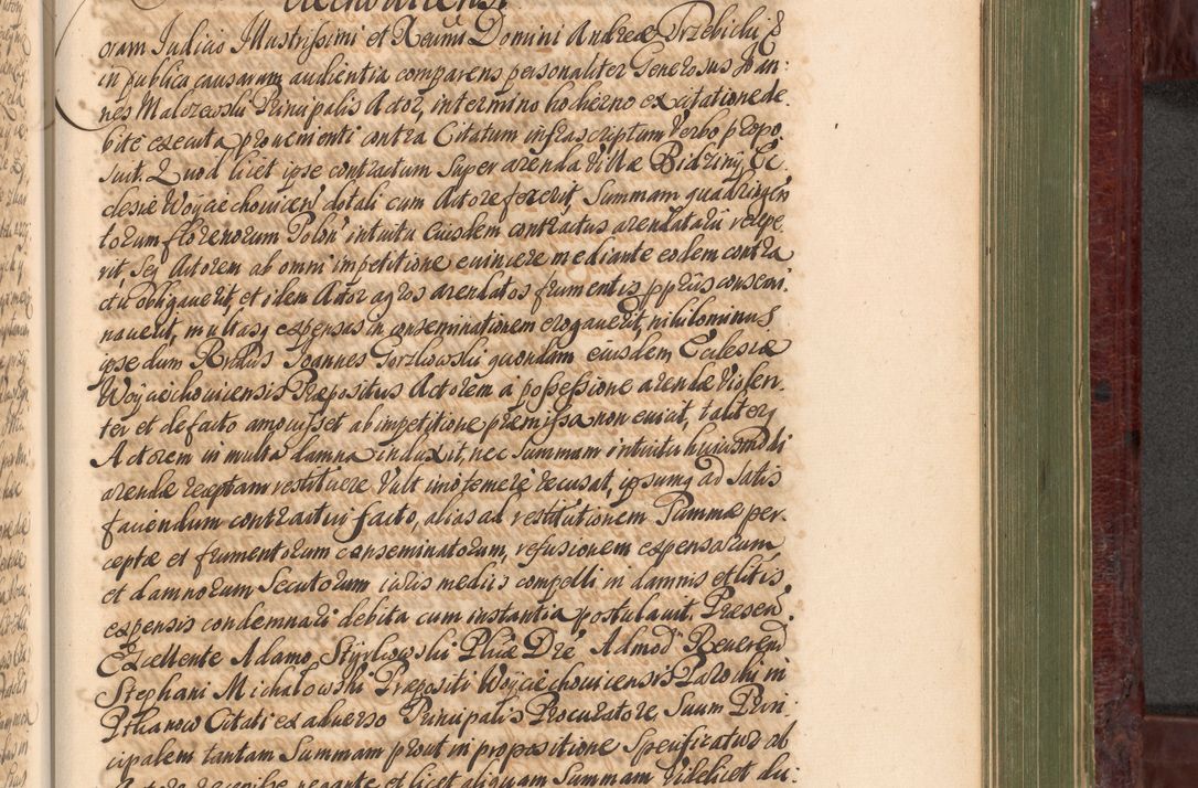 Zdjęcie nr 974 dla obiektu archiwalnego: Acta actorum episcopalium R. D. Andreae Trzebicki, episcopi Cracoviensis et ducis Severiae a die 29 Maii 1676 ad 1678 inclusive. Volumen VII