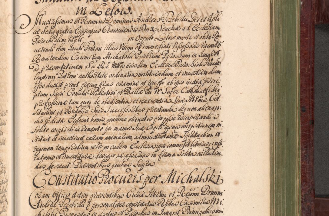 Zdjęcie nr 962 dla obiektu archiwalnego: Acta actorum episcopalium R. D. Andreae Trzebicki, episcopi Cracoviensis et ducis Severiae a die 29 Maii 1676 ad 1678 inclusive. Volumen VII