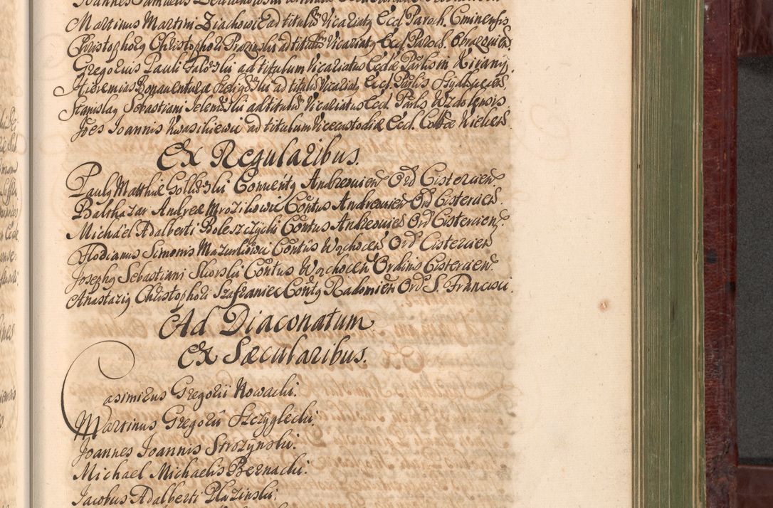 Zdjęcie nr 960 dla obiektu archiwalnego: Acta actorum episcopalium R. D. Andreae Trzebicki, episcopi Cracoviensis et ducis Severiae a die 29 Maii 1676 ad 1678 inclusive. Volumen VII