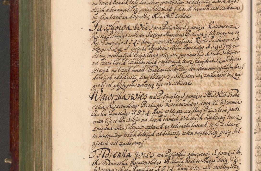 Zdjęcie nr 955 dla obiektu archiwalnego: Acta actorum episcopalium R. D. Andreae Trzebicki, episcopi Cracoviensis et ducis Severiae a die 29 Maii 1676 ad 1678 inclusive. Volumen VII