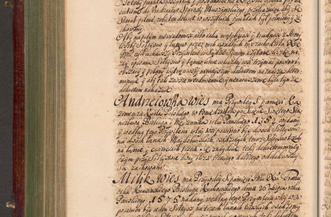 Zdjęcie nr 949 dla obiektu archiwalnego: Acta actorum episcopalium R. D. Andreae Trzebicki, episcopi Cracoviensis et ducis Severiae a die 29 Maii 1676 ad 1678 inclusive. Volumen VII