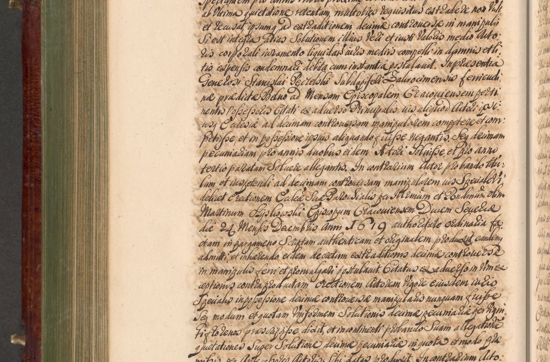 Zdjęcie nr 935 dla obiektu archiwalnego: Acta actorum episcopalium R. D. Andreae Trzebicki, episcopi Cracoviensis et ducis Severiae a die 29 Maii 1676 ad 1678 inclusive. Volumen VII