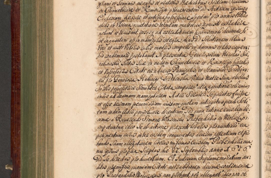 Zdjęcie nr 933 dla obiektu archiwalnego: Acta actorum episcopalium R. D. Andreae Trzebicki, episcopi Cracoviensis et ducis Severiae a die 29 Maii 1676 ad 1678 inclusive. Volumen VII