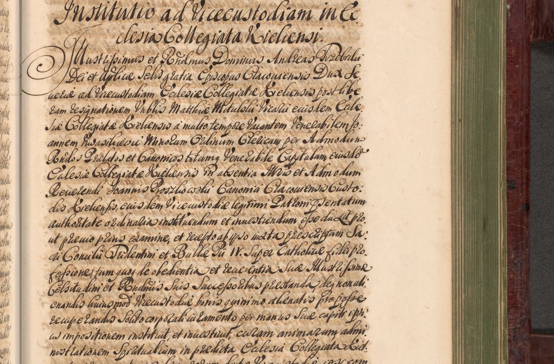 Zdjęcie nr 932 dla obiektu archiwalnego: Acta actorum episcopalium R. D. Andreae Trzebicki, episcopi Cracoviensis et ducis Severiae a die 29 Maii 1676 ad 1678 inclusive. Volumen VII