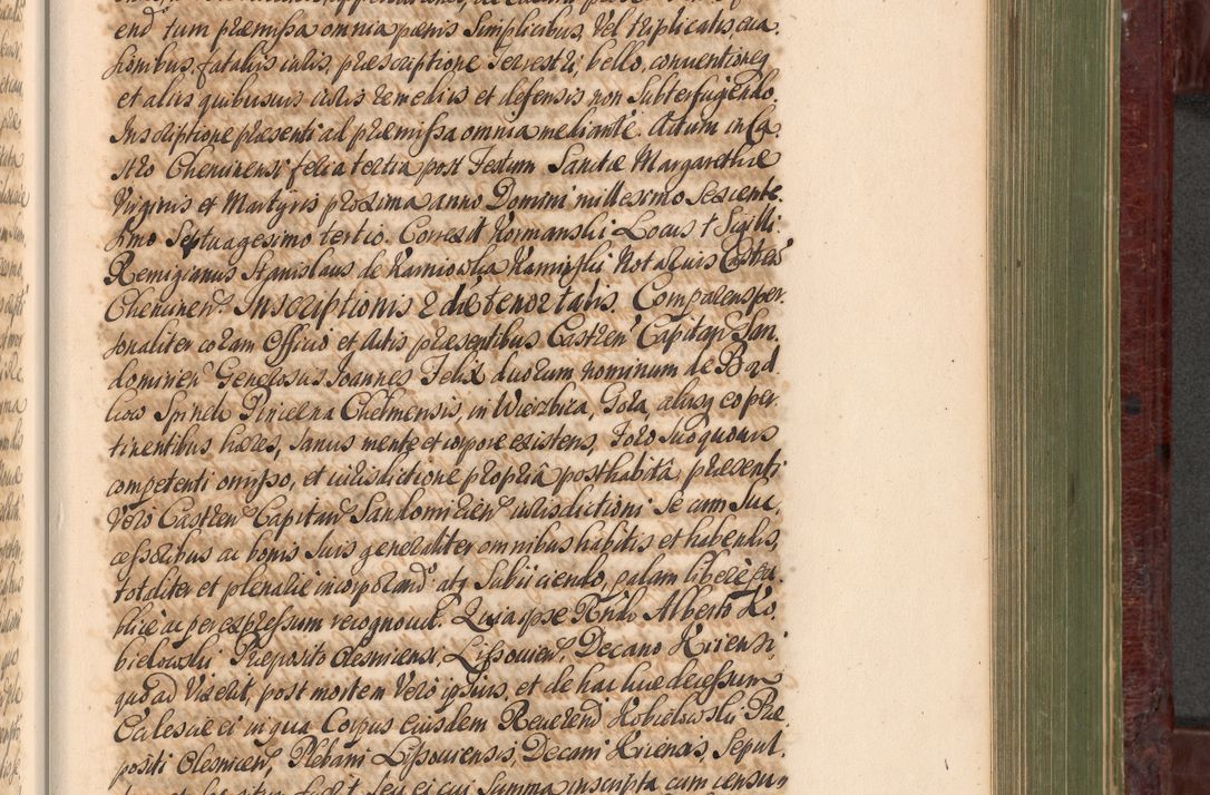 Zdjęcie nr 894 dla obiektu archiwalnego: Acta actorum episcopalium R. D. Andreae Trzebicki, episcopi Cracoviensis et ducis Severiae a die 29 Maii 1676 ad 1678 inclusive. Volumen VII