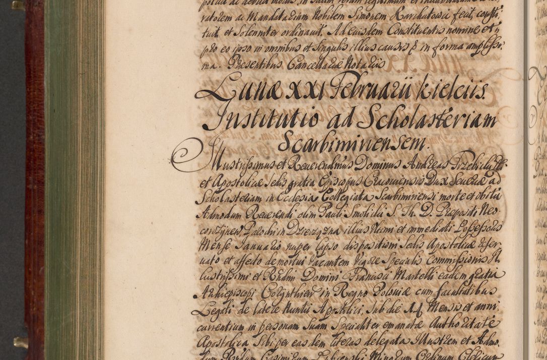 Zdjęcie nr 885 dla obiektu archiwalnego: Acta actorum episcopalium R. D. Andreae Trzebicki, episcopi Cracoviensis et ducis Severiae a die 29 Maii 1676 ad 1678 inclusive. Volumen VII