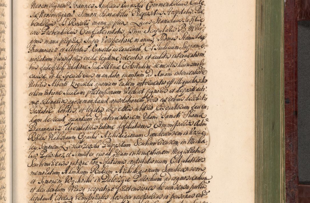 Zdjęcie nr 876 dla obiektu archiwalnego: Acta actorum episcopalium R. D. Andreae Trzebicki, episcopi Cracoviensis et ducis Severiae a die 29 Maii 1676 ad 1678 inclusive. Volumen VII