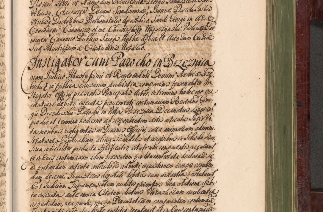 Zdjęcie nr 870 dla obiektu archiwalnego: Acta actorum episcopalium R. D. Andreae Trzebicki, episcopi Cracoviensis et ducis Severiae a die 29 Maii 1676 ad 1678 inclusive. Volumen VII