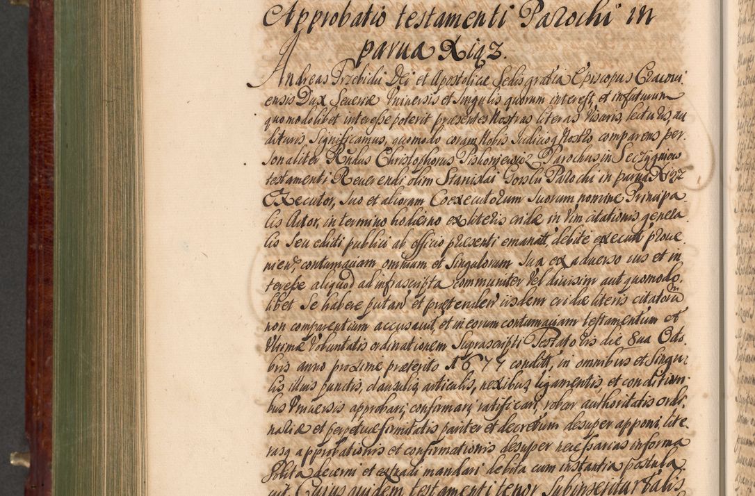 Zdjęcie nr 867 dla obiektu archiwalnego: Acta actorum episcopalium R. D. Andreae Trzebicki, episcopi Cracoviensis et ducis Severiae a die 29 Maii 1676 ad 1678 inclusive. Volumen VII