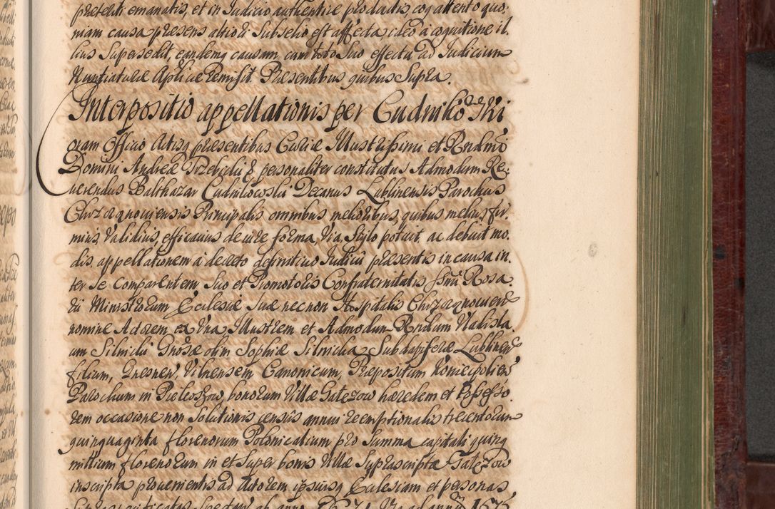 Zdjęcie nr 866 dla obiektu archiwalnego: Acta actorum episcopalium R. D. Andreae Trzebicki, episcopi Cracoviensis et ducis Severiae a die 29 Maii 1676 ad 1678 inclusive. Volumen VII