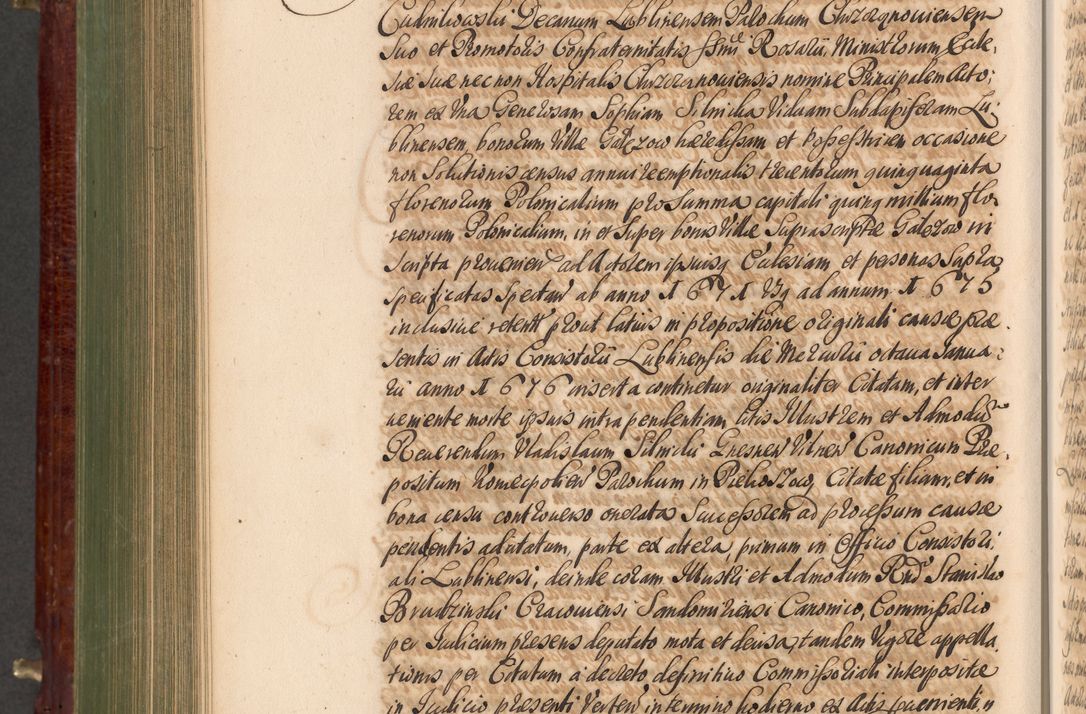 Zdjęcie nr 859 dla obiektu archiwalnego: Acta actorum episcopalium R. D. Andreae Trzebicki, episcopi Cracoviensis et ducis Severiae a die 29 Maii 1676 ad 1678 inclusive. Volumen VII
