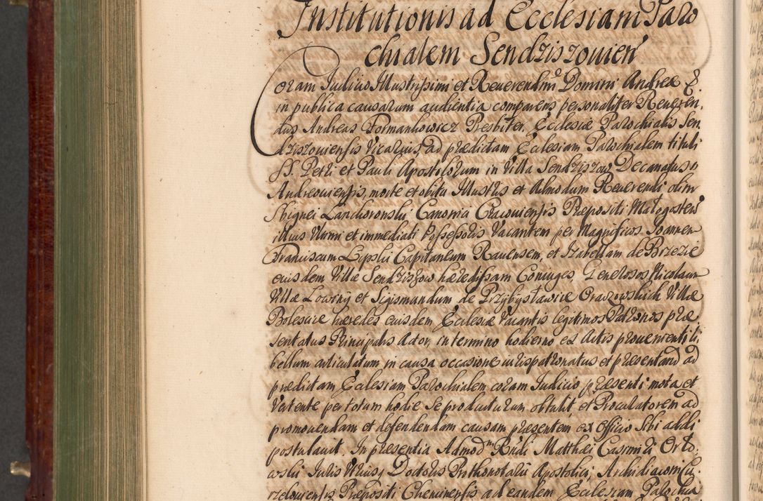Zdjęcie nr 857 dla obiektu archiwalnego: Acta actorum episcopalium R. D. Andreae Trzebicki, episcopi Cracoviensis et ducis Severiae a die 29 Maii 1676 ad 1678 inclusive. Volumen VII