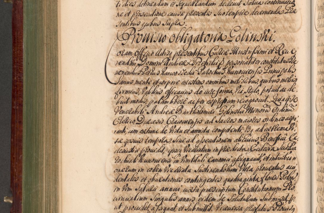 Zdjęcie nr 855 dla obiektu archiwalnego: Acta actorum episcopalium R. D. Andreae Trzebicki, episcopi Cracoviensis et ducis Severiae a die 29 Maii 1676 ad 1678 inclusive. Volumen VII