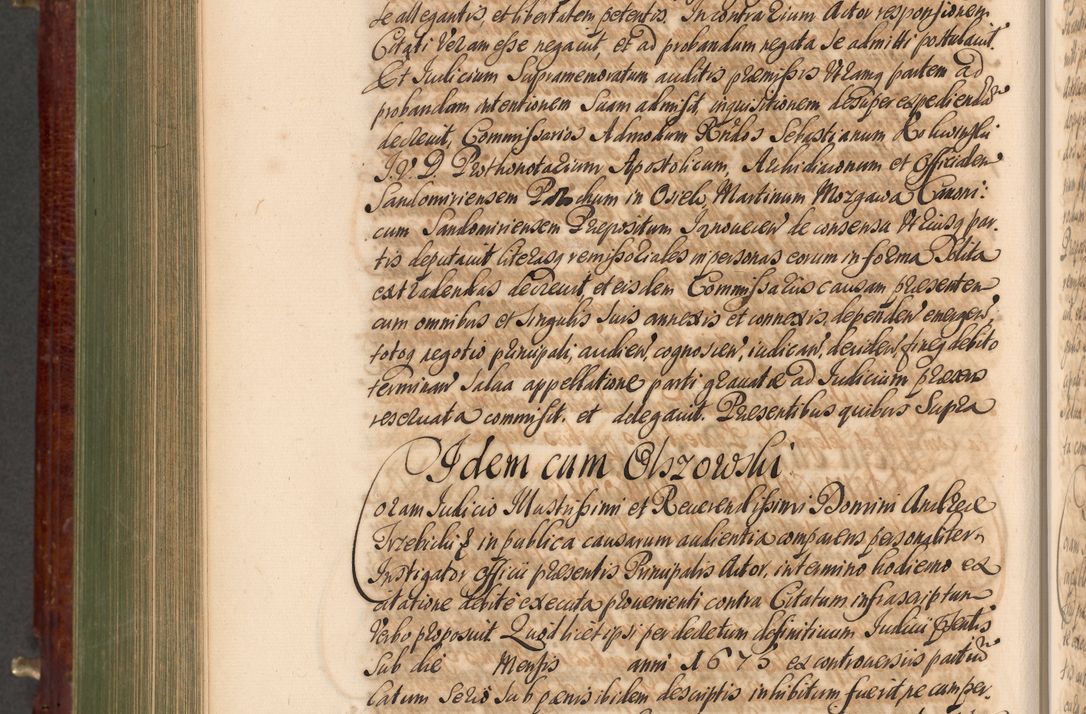 Zdjęcie nr 853 dla obiektu archiwalnego: Acta actorum episcopalium R. D. Andreae Trzebicki, episcopi Cracoviensis et ducis Severiae a die 29 Maii 1676 ad 1678 inclusive. Volumen VII