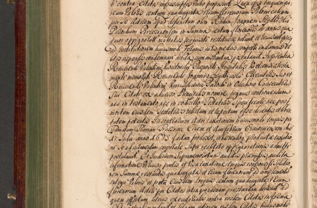 Zdjęcie nr 849 dla obiektu archiwalnego: Acta actorum episcopalium R. D. Andreae Trzebicki, episcopi Cracoviensis et ducis Severiae a die 29 Maii 1676 ad 1678 inclusive. Volumen VII