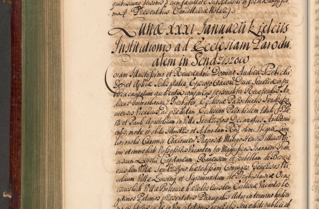 Zdjęcie nr 841 dla obiektu archiwalnego: Acta actorum episcopalium R. D. Andreae Trzebicki, episcopi Cracoviensis et ducis Severiae a die 29 Maii 1676 ad 1678 inclusive. Volumen VII