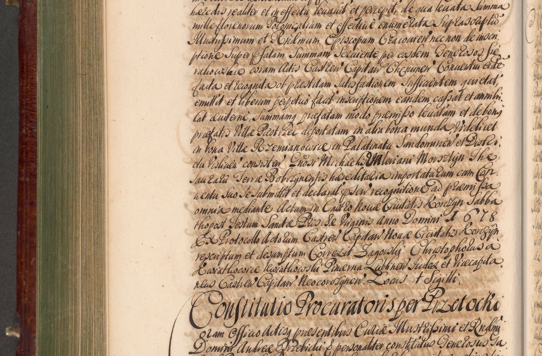 Zdjęcie nr 839 dla obiektu archiwalnego: Acta actorum episcopalium R. D. Andreae Trzebicki, episcopi Cracoviensis et ducis Severiae a die 29 Maii 1676 ad 1678 inclusive. Volumen VII