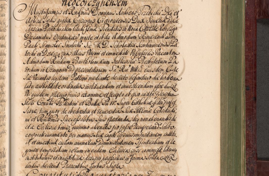 Zdjęcie nr 840 dla obiektu archiwalnego: Acta actorum episcopalium R. D. Andreae Trzebicki, episcopi Cracoviensis et ducis Severiae a die 29 Maii 1676 ad 1678 inclusive. Volumen VII