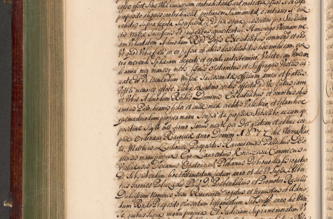 Zdjęcie nr 835 dla obiektu archiwalnego: Acta actorum episcopalium R. D. Andreae Trzebicki, episcopi Cracoviensis et ducis Severiae a die 29 Maii 1676 ad 1678 inclusive. Volumen VII