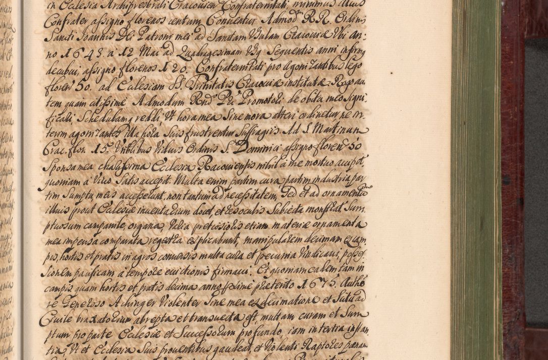 Zdjęcie nr 832 dla obiektu archiwalnego: Acta actorum episcopalium R. D. Andreae Trzebicki, episcopi Cracoviensis et ducis Severiae a die 29 Maii 1676 ad 1678 inclusive. Volumen VII