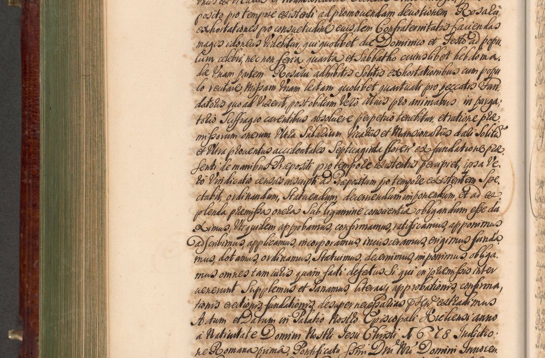 Zdjęcie nr 817 dla obiektu archiwalnego: Acta actorum episcopalium R. D. Andreae Trzebicki, episcopi Cracoviensis et ducis Severiae a die 29 Maii 1676 ad 1678 inclusive. Volumen VII