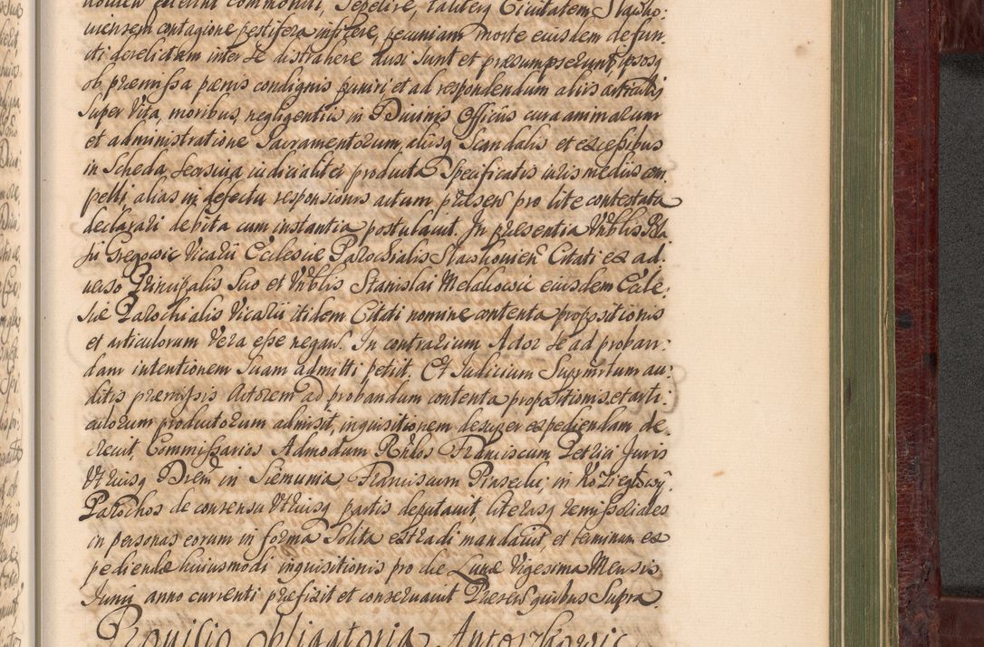 Zdjęcie nr 1196 dla obiektu archiwalnego: Acta actorum episcopalium R. D. Andreae Trzebicki, episcopi Cracoviensis et ducis Severiae a die 29 Maii 1676 ad 1678 inclusive. Volumen VII