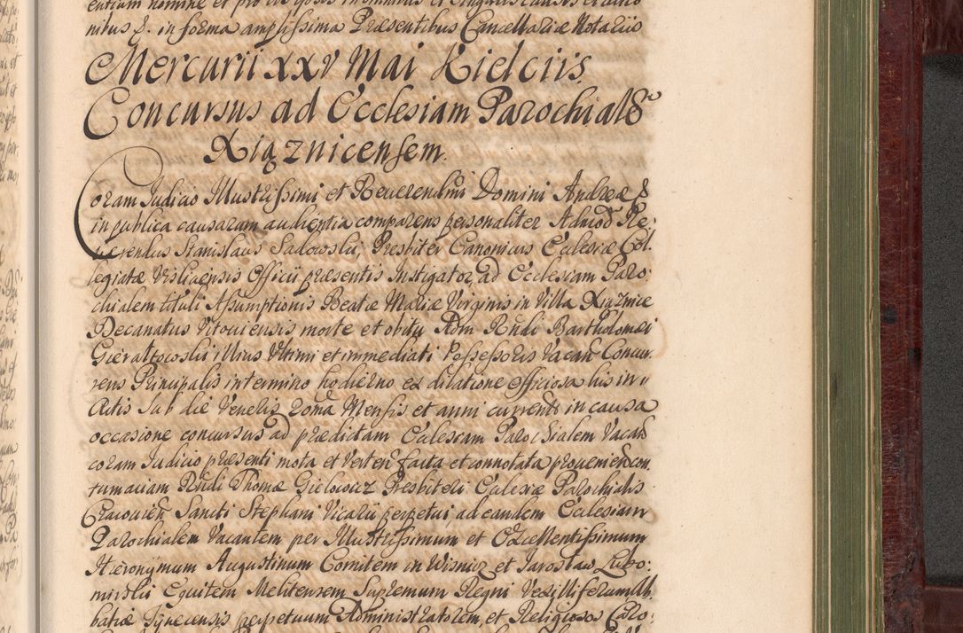Zdjęcie nr 1184 dla obiektu archiwalnego: Acta actorum episcopalium R. D. Andreae Trzebicki, episcopi Cracoviensis et ducis Severiae a die 29 Maii 1676 ad 1678 inclusive. Volumen VII