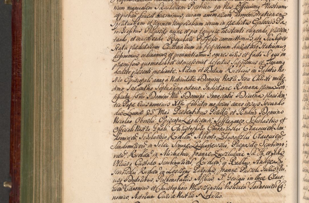 Zdjęcie nr 1177 dla obiektu archiwalnego: Acta actorum episcopalium R. D. Andreae Trzebicki, episcopi Cracoviensis et ducis Severiae a die 29 Maii 1676 ad 1678 inclusive. Volumen VII