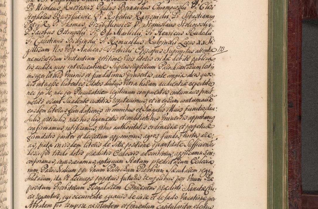 Zdjęcie nr 1176 dla obiektu archiwalnego: Acta actorum episcopalium R. D. Andreae Trzebicki, episcopi Cracoviensis et ducis Severiae a die 29 Maii 1676 ad 1678 inclusive. Volumen VII