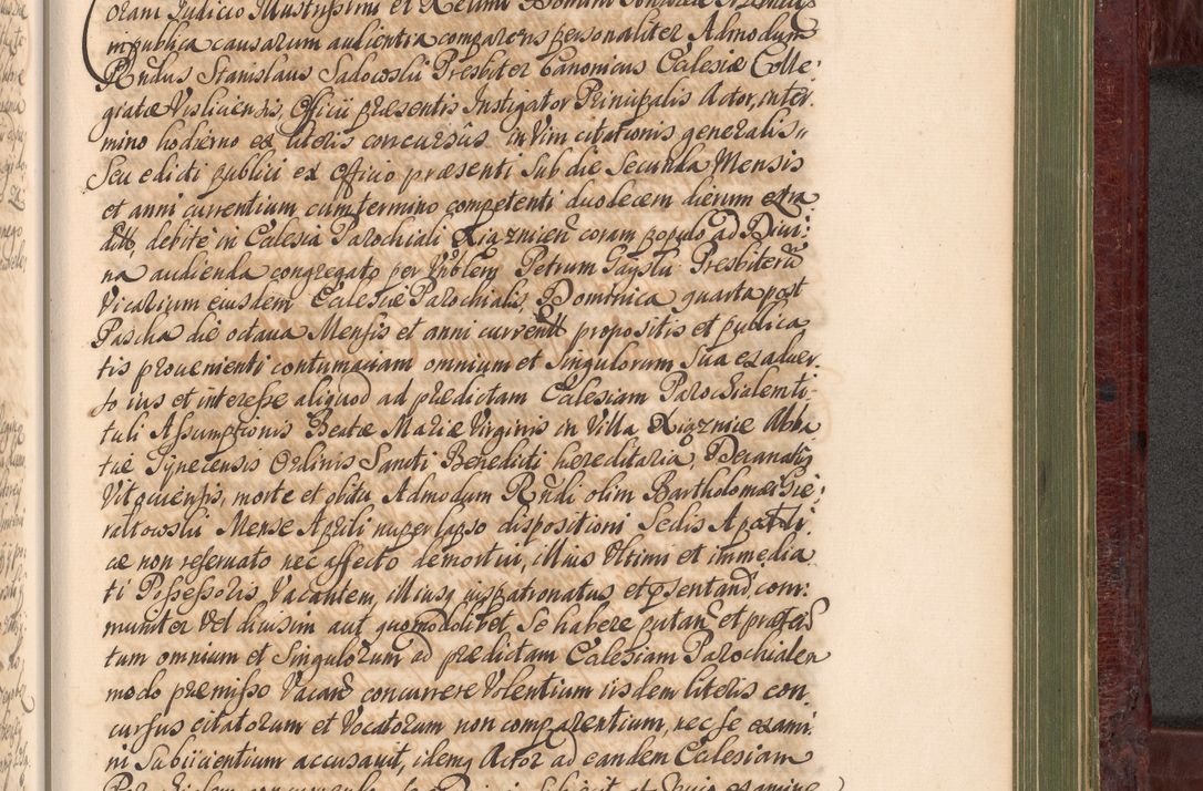 Zdjęcie nr 1152 dla obiektu archiwalnego: Acta actorum episcopalium R. D. Andreae Trzebicki, episcopi Cracoviensis et ducis Severiae a die 29 Maii 1676 ad 1678 inclusive. Volumen VII