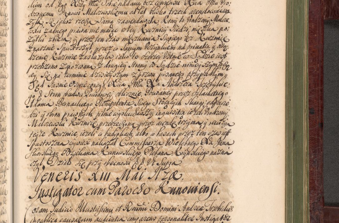 Zdjęcie nr 1148 dla obiektu archiwalnego: Acta actorum episcopalium R. D. Andreae Trzebicki, episcopi Cracoviensis et ducis Severiae a die 29 Maii 1676 ad 1678 inclusive. Volumen VII