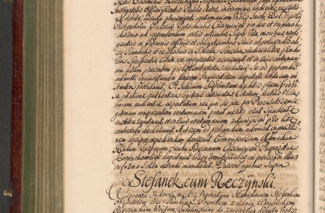 Zdjęcie nr 1145 dla obiektu archiwalnego: Acta actorum episcopalium R. D. Andreae Trzebicki, episcopi Cracoviensis et ducis Severiae a die 29 Maii 1676 ad 1678 inclusive. Volumen VII