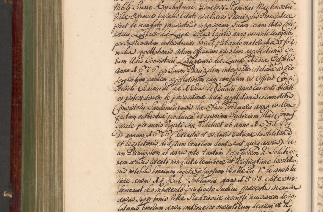 Zdjęcie nr 1143 dla obiektu archiwalnego: Acta actorum episcopalium R. D. Andreae Trzebicki, episcopi Cracoviensis et ducis Severiae a die 29 Maii 1676 ad 1678 inclusive. Volumen VII