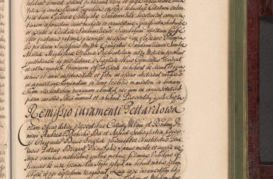 Zdjęcie nr 1138 dla obiektu archiwalnego: Acta actorum episcopalium R. D. Andreae Trzebicki, episcopi Cracoviensis et ducis Severiae a die 29 Maii 1676 ad 1678 inclusive. Volumen VII